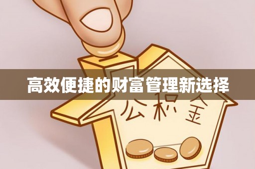 罗庄高效便捷的财富管理新选择